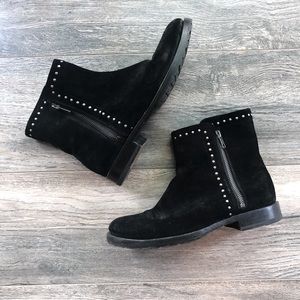 Frye Natalie Studded Double Zipper Bootie 9